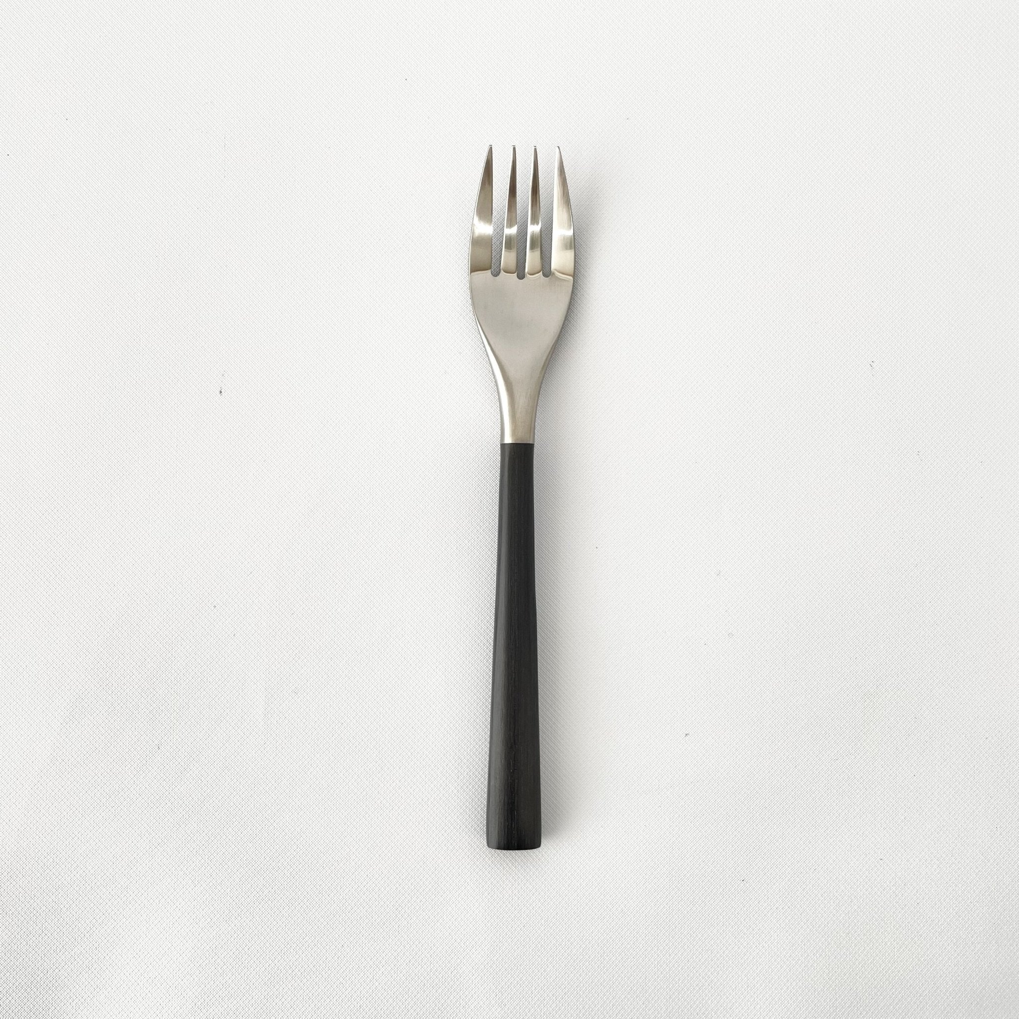 Sori Yanagi Stainless Steel and Birch Wood Handle Flatware - Image 6