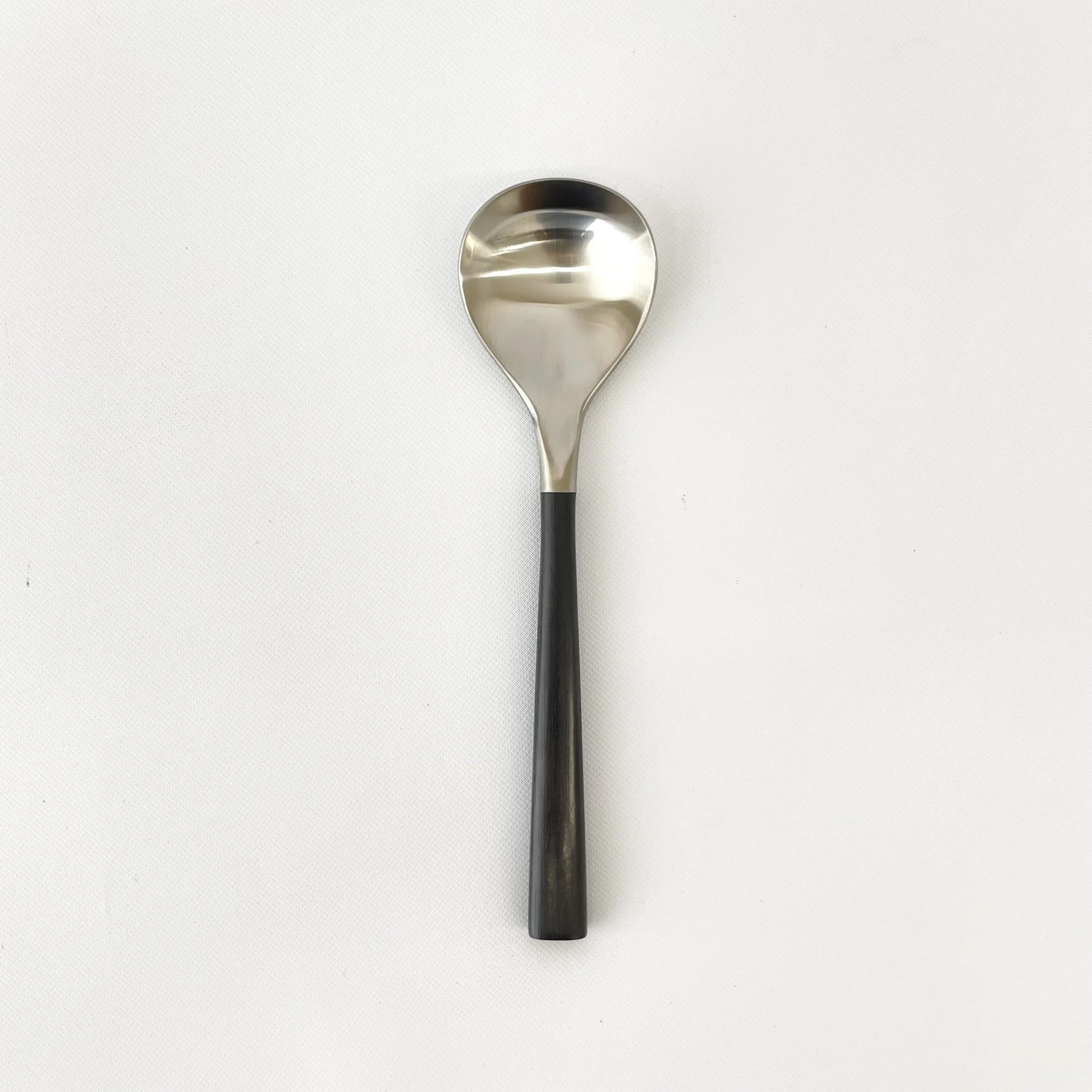 Sori Yanagi Stainless Steel and Birch Wood Handle Flatware - Image 9