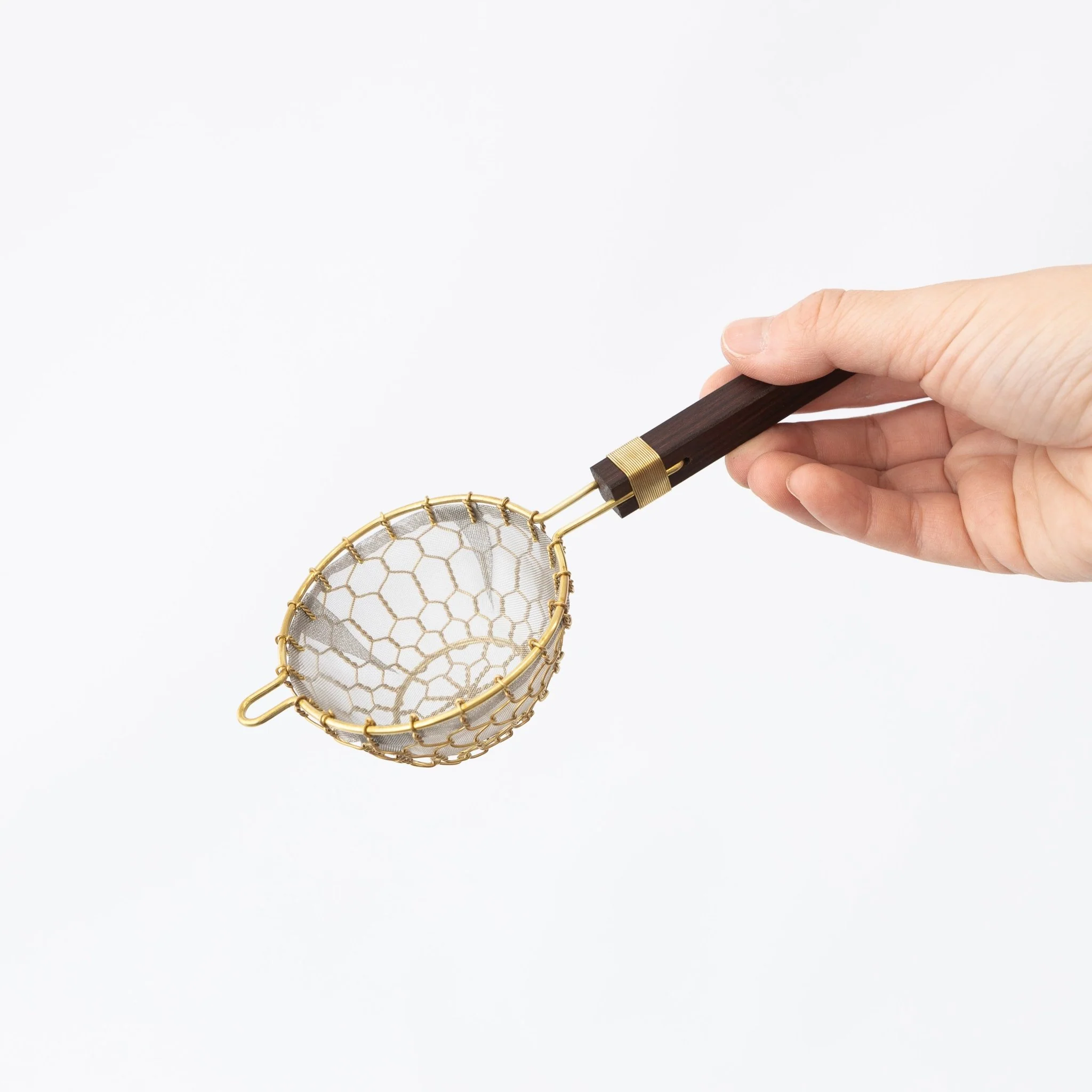 Kanaami-Tsuji Tea Strainers with Rosewood Handle - Image 10
