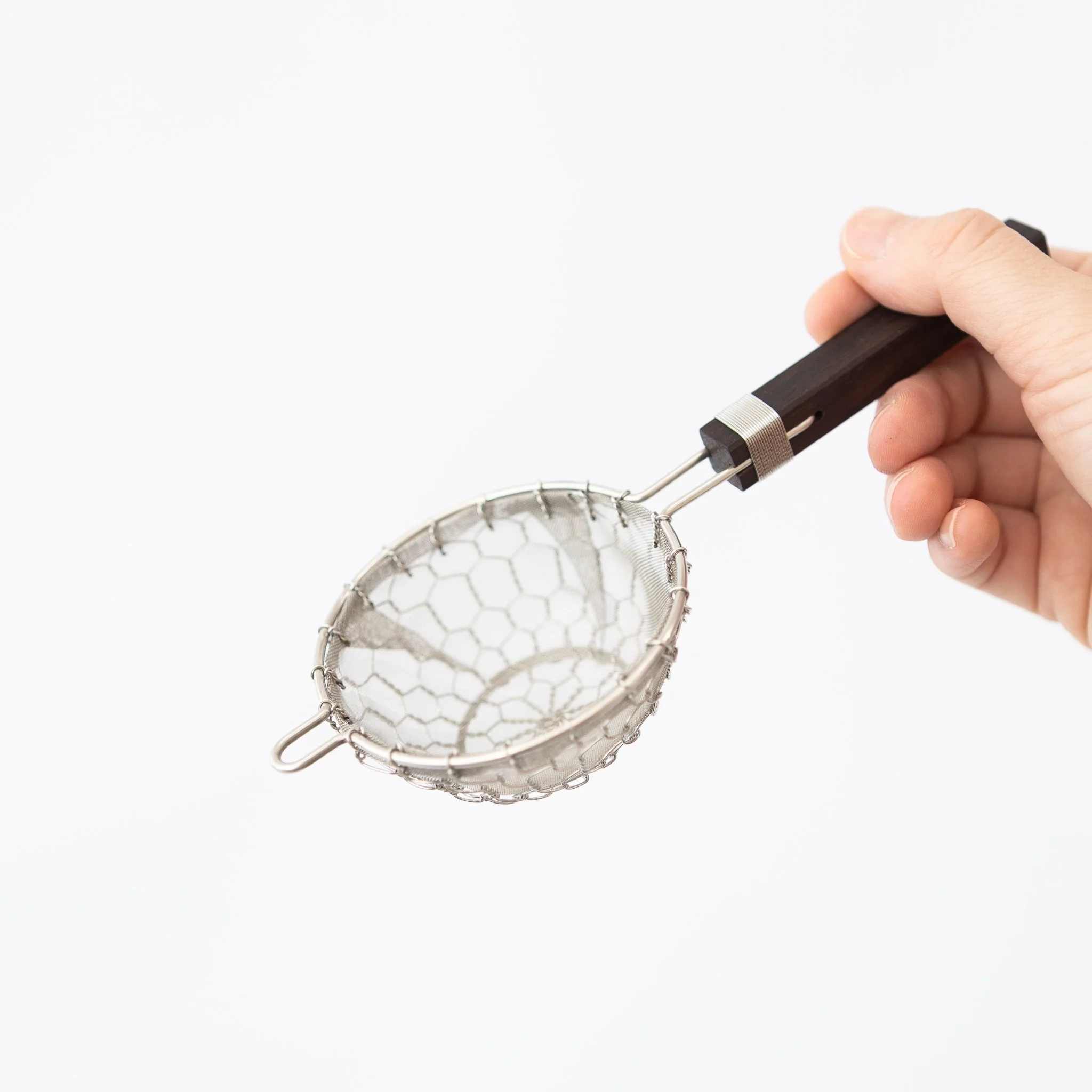 Kanaami-Tsuji Tea Strainers with Rosewood Handle - Image 6