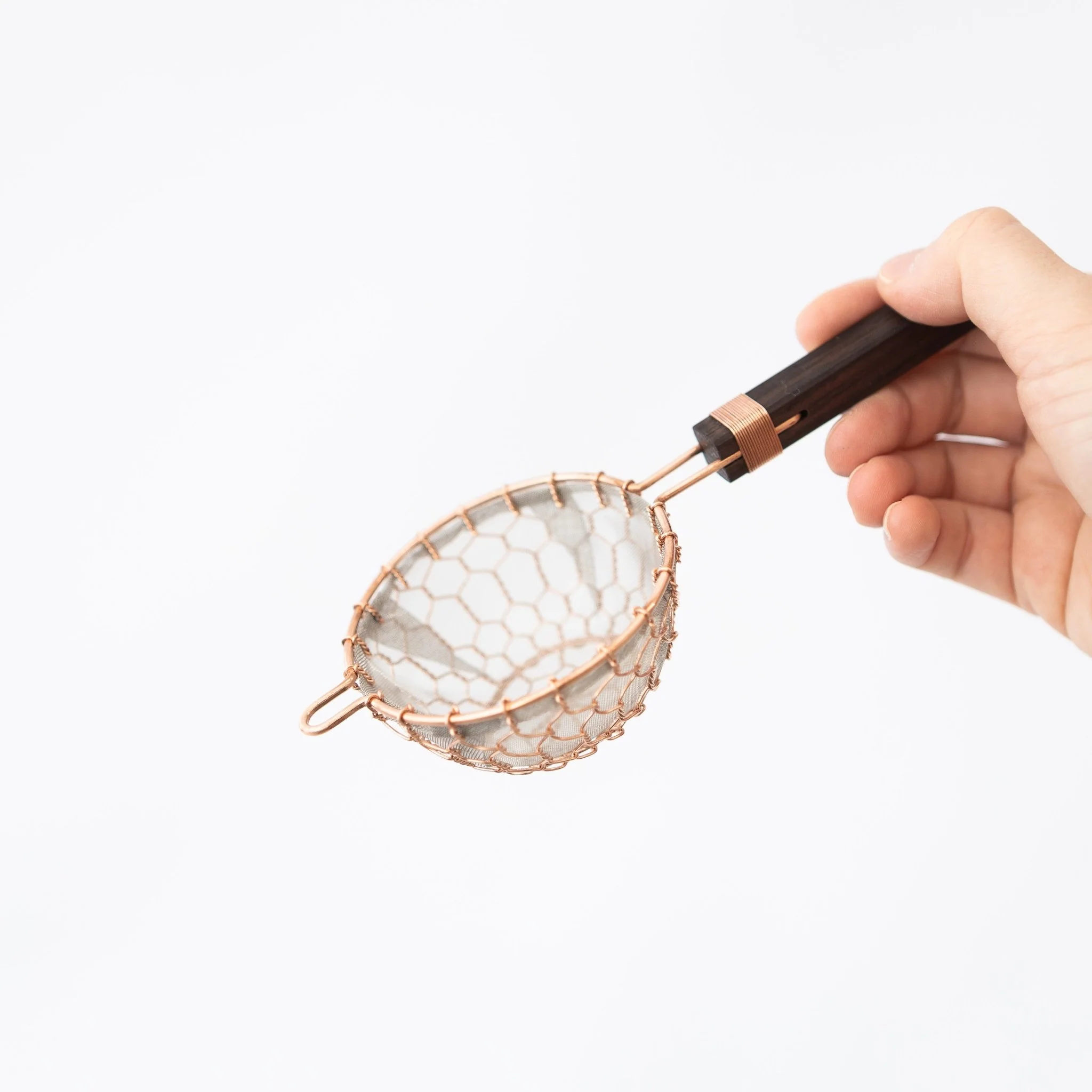 Kanaami-Tsuji Tea Strainers with Rosewood Handle - Image 8