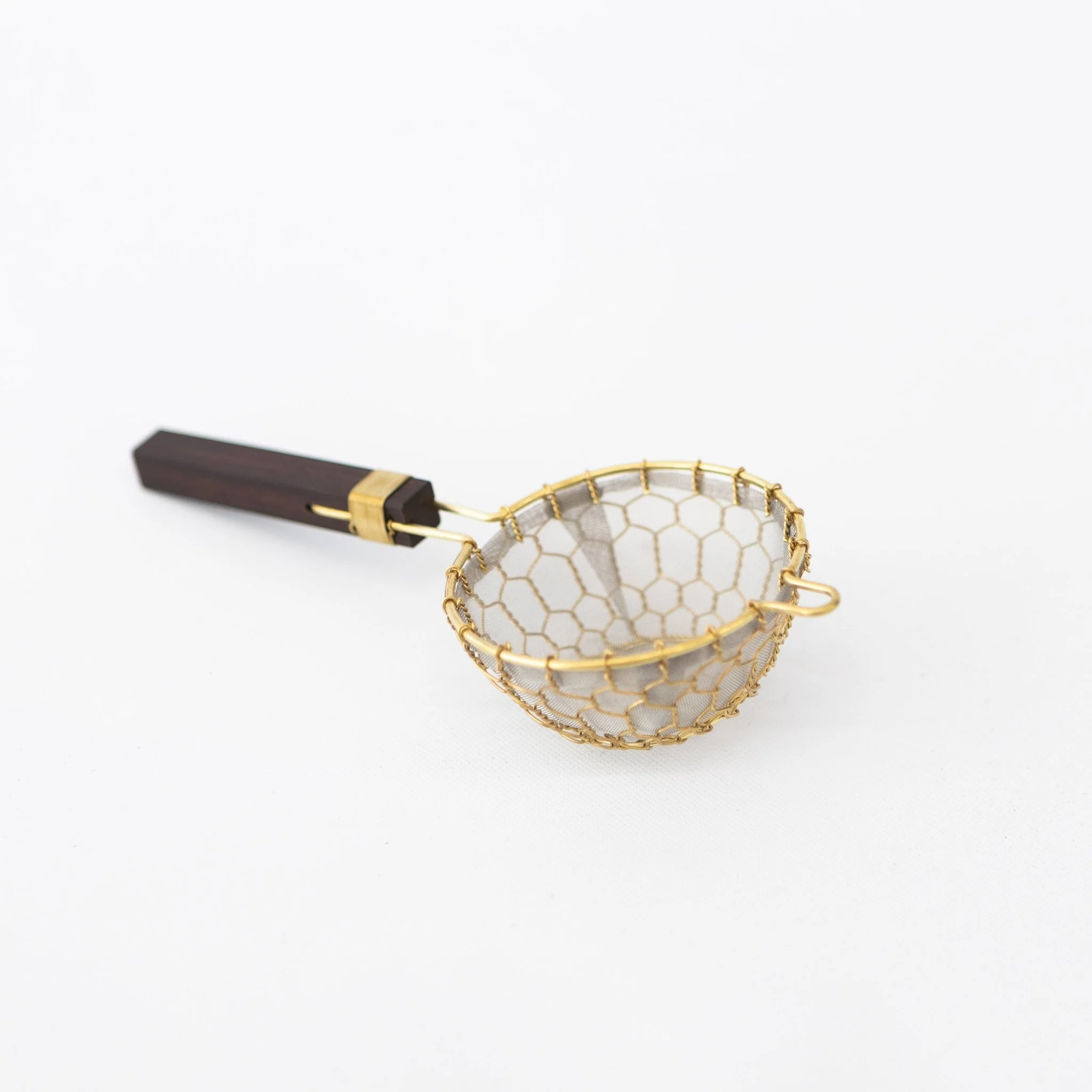 Kanaami-Tsuji Tea Strainers with Rosewood Handle - Image 9