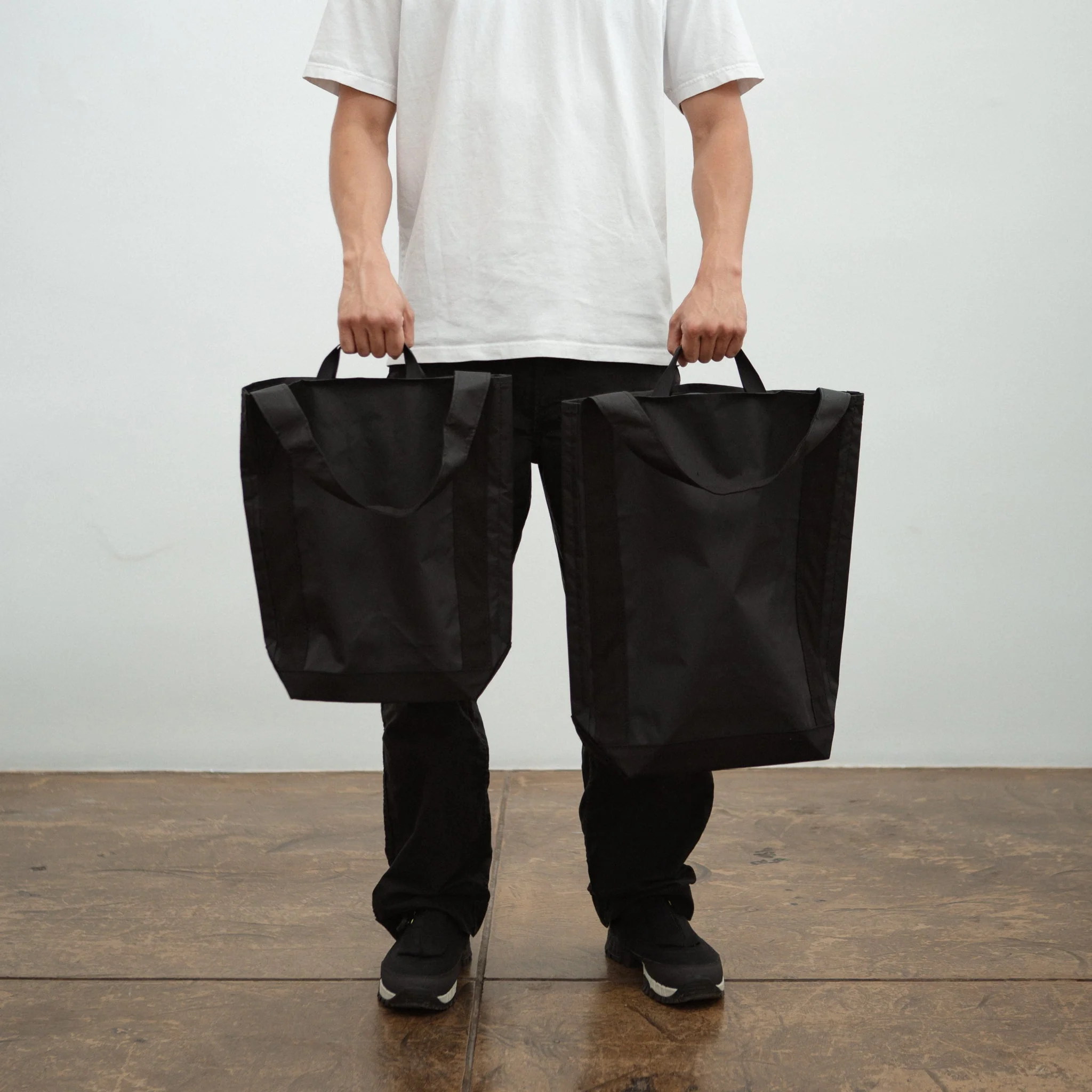 Tembea Black Baguette Tote with Handle X-Pac - Image 3