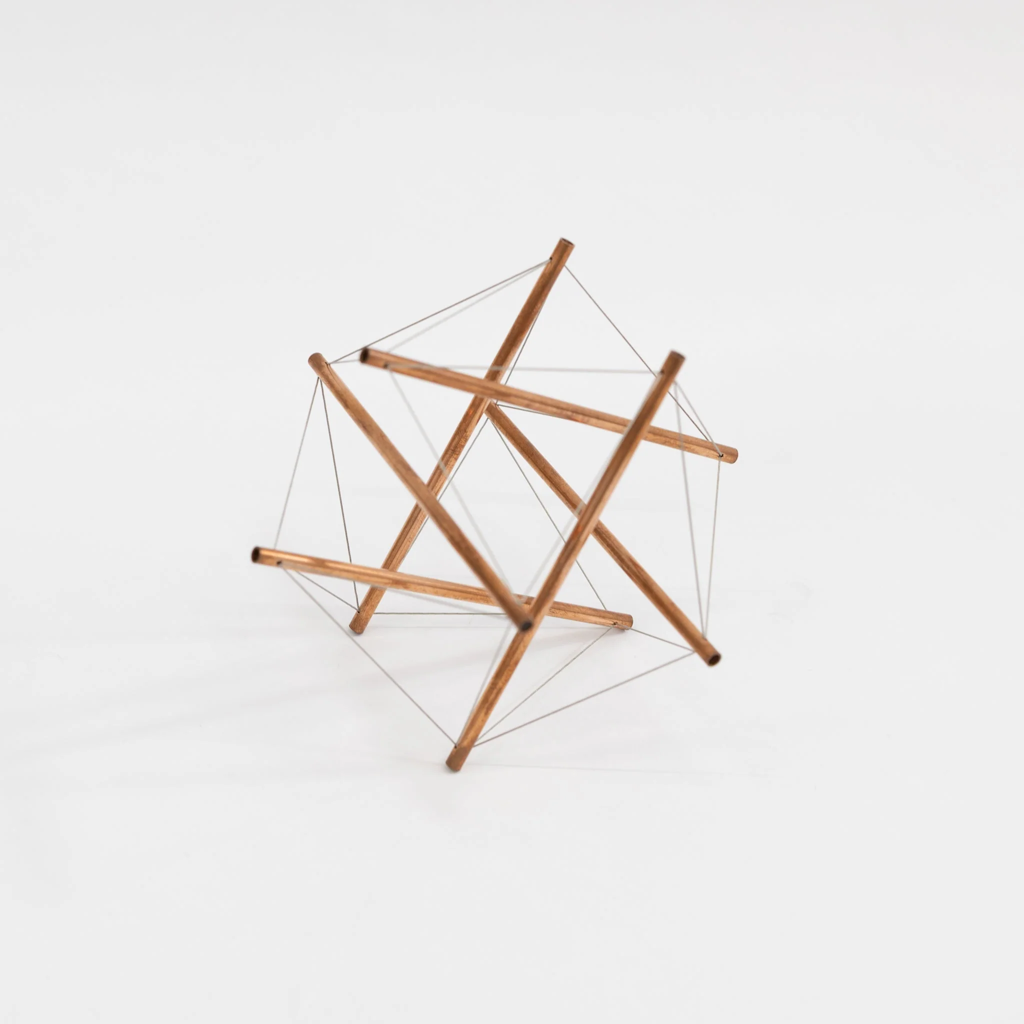 Tensegrity - 6 Strut Copper - 4.75 in. - Image 3