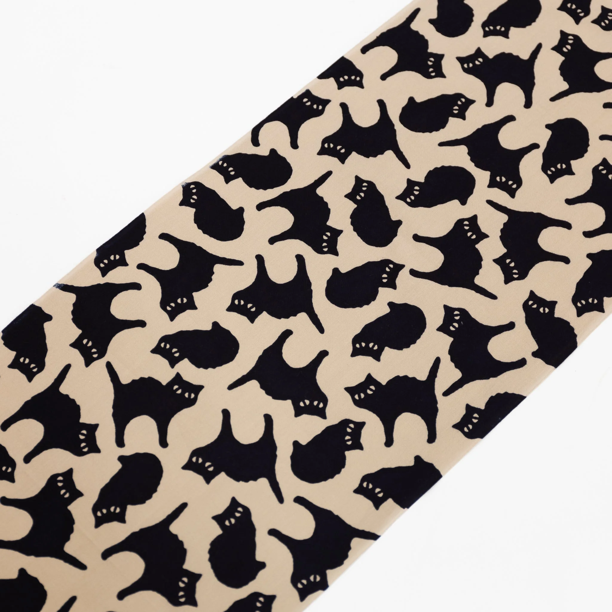 Tenugui - Black Cat - Image 2