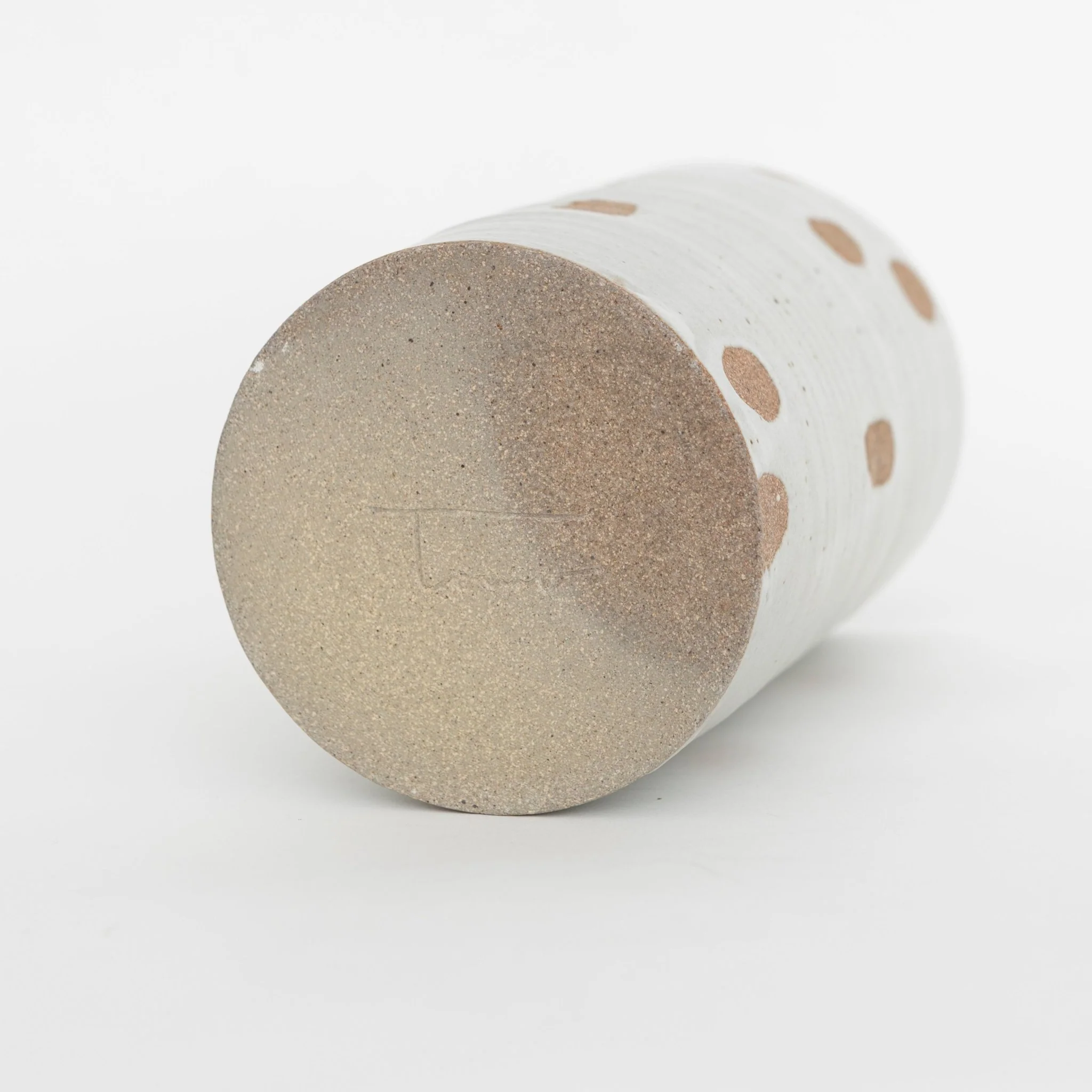 Tomoro Pottery Ceramic Petal Cylinder - Image 3