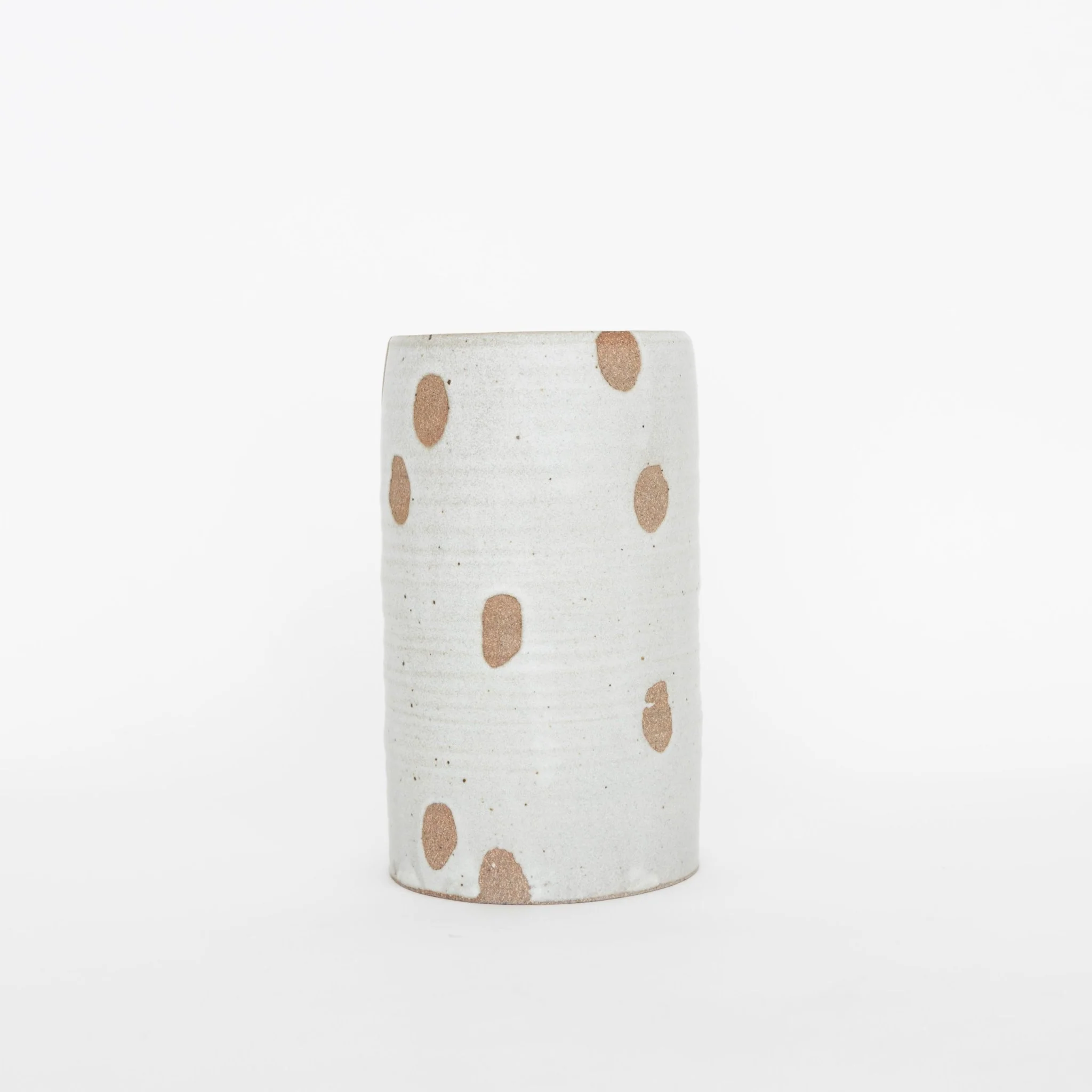 Tomoro Pottery Ceramic Petal Cylinder - Image 5