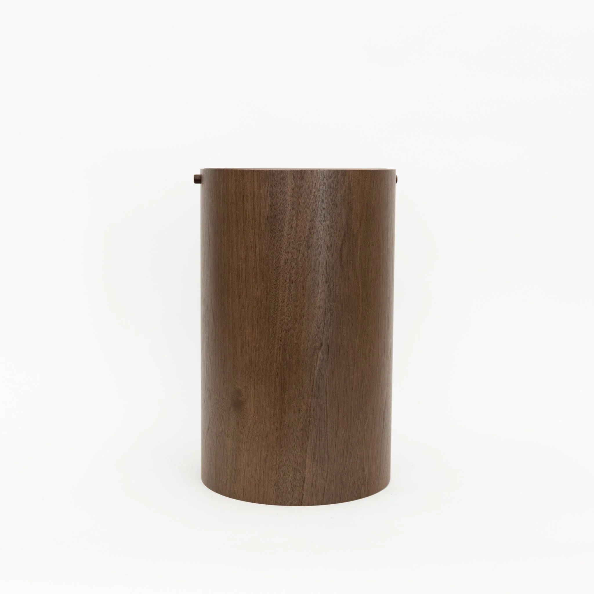 Lidded Waste Basket Walnut - Image 3