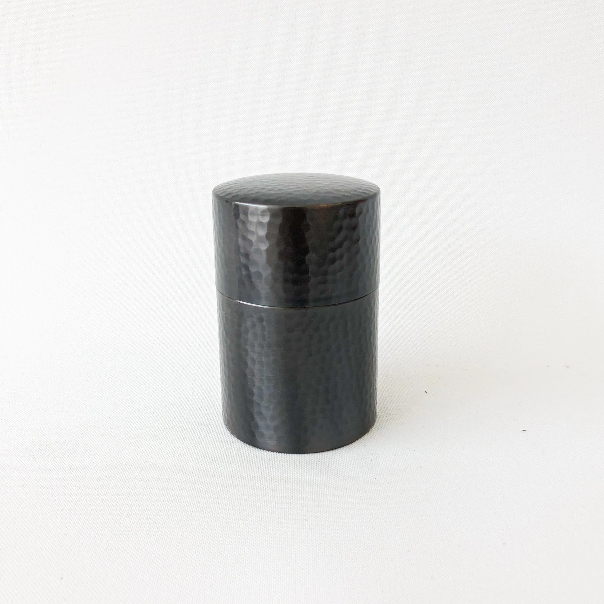 Tsuchime Tea Leaf Copper Canister [TS297] - Image 3