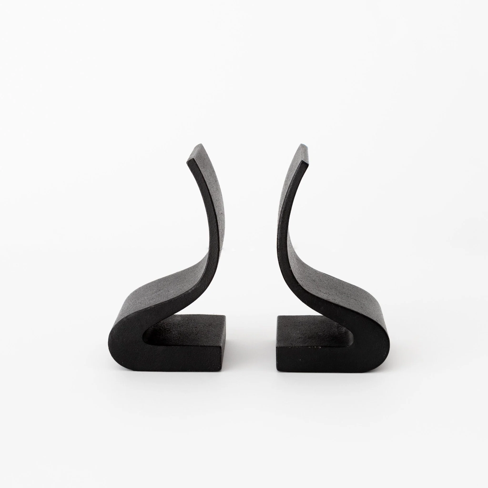 Ogasawara Wave Cast Iron Bookends - Image 2