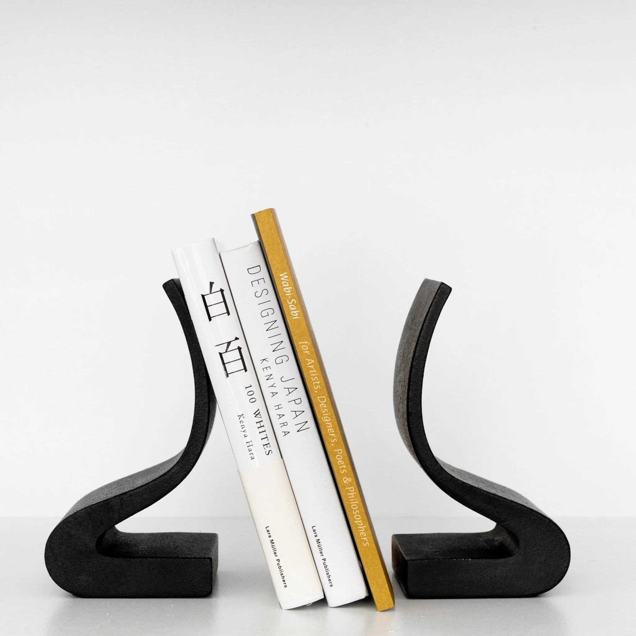 Ogasawara Wave Cast Iron Bookends - Image 3