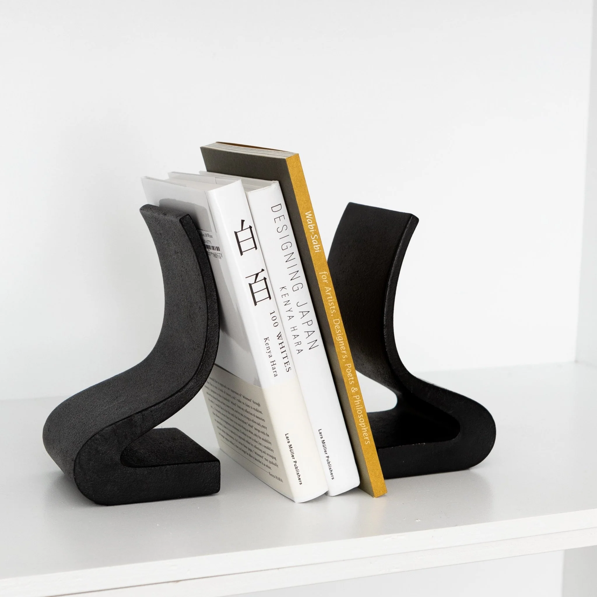 Ogasawara Wave Cast Iron Bookends - Image 4