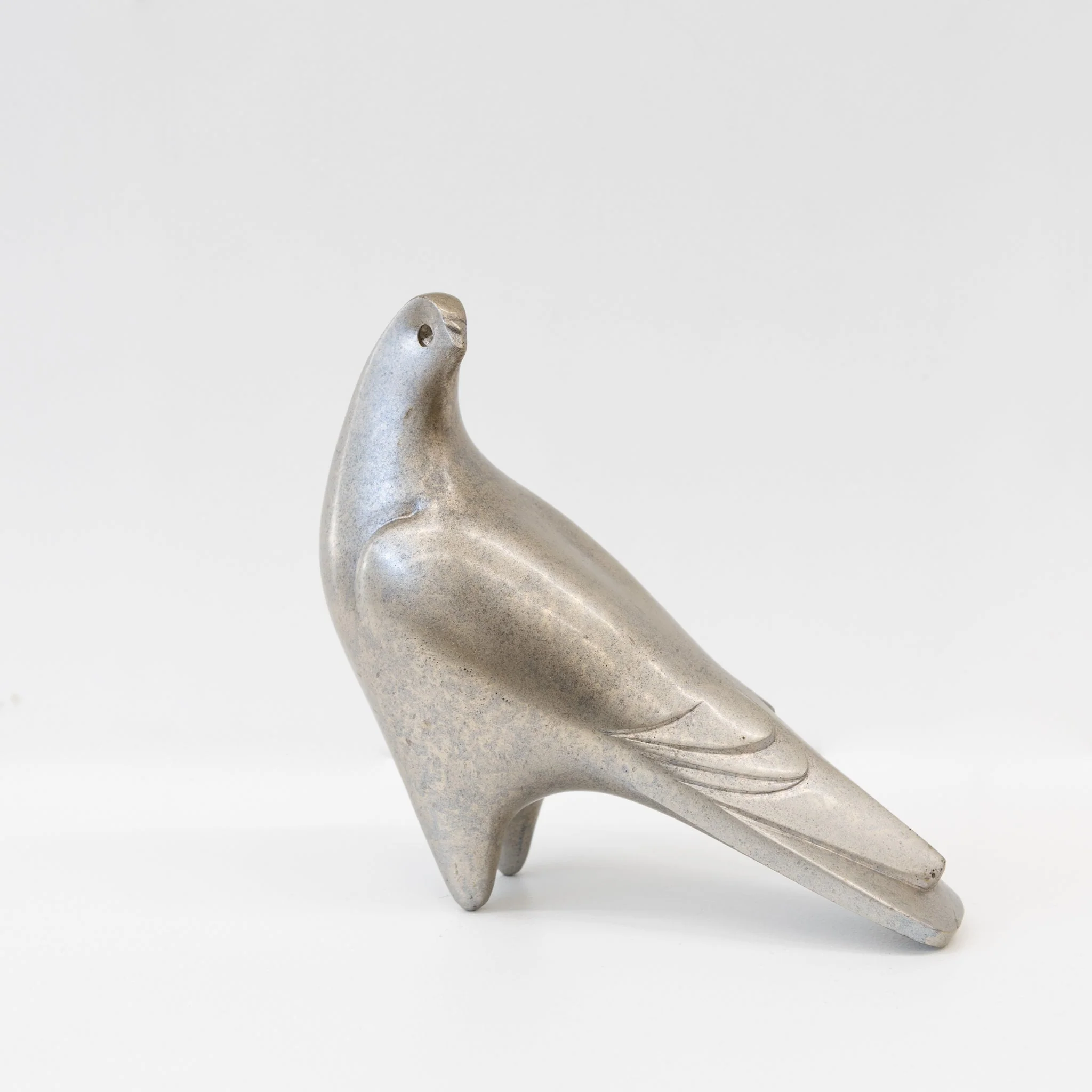 Vintage Bronze Ornament - Pigeon - Image 2